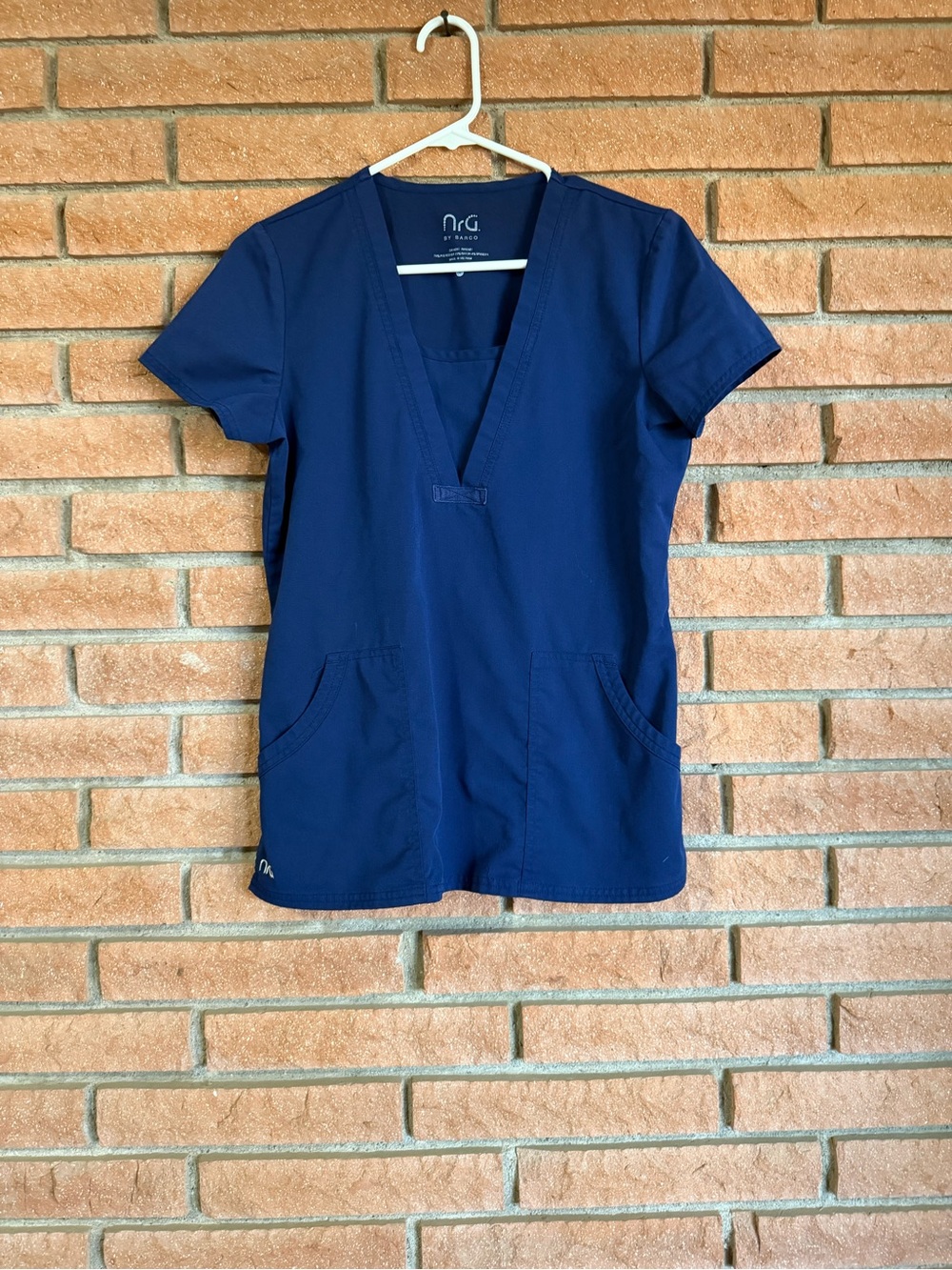Barco Uniforms Navy V-Neck Scrub Top